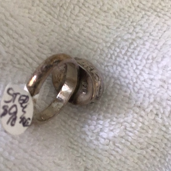 Sterling Silver ring with agate setting. 6.5 - Picture 4 of 4